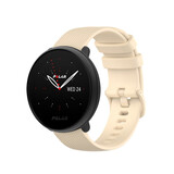 Strap-it® Polar Ignite 3 luxe siliconen bandje (beige)
