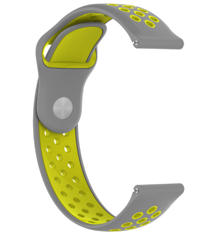 Strap-it® Strap-it Polar Ignite 3 sport band (grijs/geel) Strap-it® Strap-it Polar Ignite 3 sport band (grijs/geel)