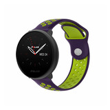 Strap-it® Polar Ignite 3 sport band (paars/groen)