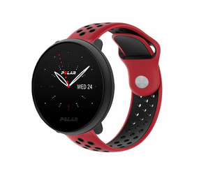 Strap-it® Polar Ignite 3 sport band (rood/zwart) Strap-it® Polar Ignite 3 sport band (rood/zwart)