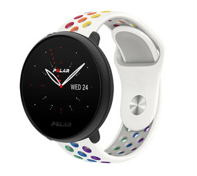 Strap-it® Polar Ignite 3 sport band (wit/kleurrijk)