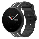 Strap-it® Polar Ignite 3 sport gesp band (zwart/wit)