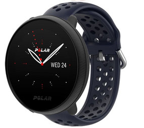 Strap-it® Polar Ignite 3 siliconen band met gaatjes (donkerblauw)