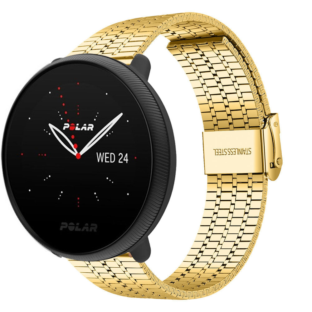 Strap-it® Strap-it Polar Ignite 3 roestvrij stalen bandje (goud)