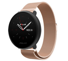 Strap-it® Polar Ignite 3 Milanese bandje (roségoud)