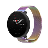 Strap-it® Polar Ignite 3 Milanese bandje (regenboog)