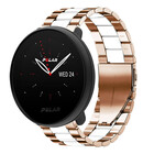 Strap-it® Strap-it Polar Ignite 3 stalen bandje (rosé goud/wit)