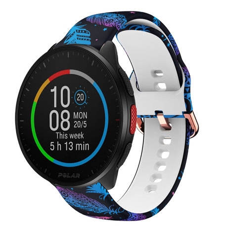 Strap-it® Strap-it Funky Feather Polar Pacer bandje Strap-it® Strap-it Funky Feather Polar Pacer bandje