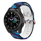 Strap-it® Strap-it Funky Feather Samsung Galaxy Watch 4 Classic 42mm bandje