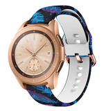 Strap-it® Funky Feather Samsung Galaxy Watch 42mm bandje Strap-it® Funky Feather Samsung Galaxy Watch 42mm bandje