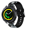 Strap-it® Strap-it Grey Flower Samsung Gear Sport bandje Strap-it® Strap-it Grey Flower Samsung Gear Sport bandje