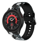 Strap-it® Strap-it Grey Flower Samsung Galaxy Watch 5 Pro bandje