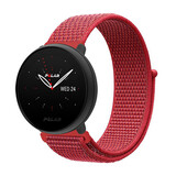 Strap-it® Polar Ignite 3 nylon bandje (donkerrood)