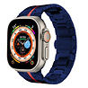 Strap-it® Strap-it Apple Watch steel iron band (blauw/rood) Strap-it® Strap-it Apple Watch steel iron band (blauw/rood)