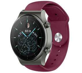 Strap-it® Huawei Watch GT 2 Pro sport bandje (bordeaux) Strap-it® Huawei Watch GT 2 Pro sport bandje (bordeaux)