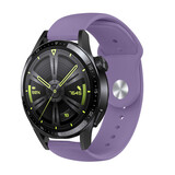 Strap-it® Huawei Watch GT 3 46mm sport bandje (lichtpaars)