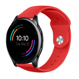 Strap-it® OnePlus Watch sport bandje (rood)