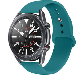 Strap-it® Samsung Galaxy Watch 3 45mm sport bandje (groen-blauw) Strap-it® Samsung Galaxy Watch 3 45mm sport bandje (groen-blauw)