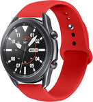 Strap-it® Strap-it Samsung Galaxy Watch 3 45mm sport bandje (rood)