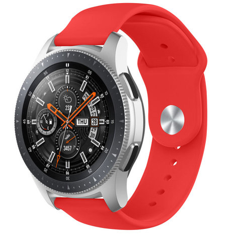 Strap-it® Strap-it Samsung Galaxy Watch 46mm sport bandje (rood) Strap-it® Strap-it Samsung Galaxy Watch 46mm sport bandje (rood)