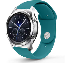 Strap-it® Samsung Gear S3 sport bandje (groen-blauw) Strap-it® Samsung Gear S3 sport bandje (groen-blauw)