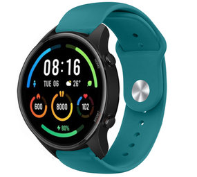 Strap-it® Xiaomi Mi Watch sport bandje (groen-blauw)