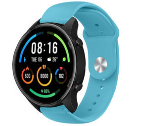 Strap-it® Xiaomi Mi Watch sport bandje (lichtblauw)