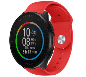 Strap-it® Polar Pacer sport bandje (rood)