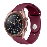 Strap-it® Samsung Galaxy Watch 3 41mm sport bandje (bordeaux)