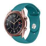 Strap-it® Samsung Galaxy Watch 3 41mm sport bandje (groen-blauw)