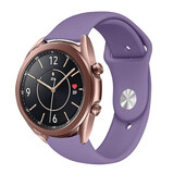 Strap-it® Samsung Galaxy Watch 3 41mm sport bandje (lichtpaars)
