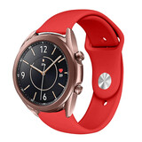 Strap-it® Samsung Galaxy Watch 3 41mm sport bandje (rood)