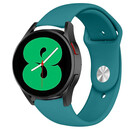Strap-it® Strap-it Samsung Galaxy Watch 4 40mm sport bandje (groen-blauw)