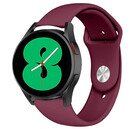 Strap-it® Strap-it Samsung Galaxy Watch 4 44mm sport bandje (bordeaux)