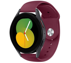 Strap-it® Samsung Galaxy Watch 5 40mm sport bandje (bordeaux)