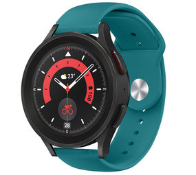 Strap-it® Samsung Galaxy Watch 5 Pro sport bandje (groen-blauw)