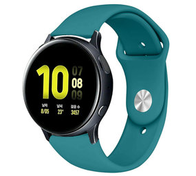 Strap-it® Samsung Galaxy Watch Active sport bandje (groen-blauw)