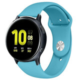 Strap-it® Samsung Galaxy Watch Active sport bandje (lichtblauw) Strap-it® Samsung Galaxy Watch Active sport bandje (lichtblauw)
