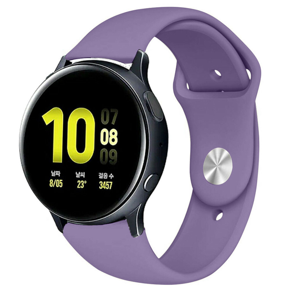 Strap-it® Strap-it Samsung Galaxy Watch Active sport bandje (lichtpaars)
