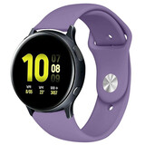 Strap-it® Samsung Galaxy Watch Active sport bandje (lichtpaars) Strap-it® Samsung Galaxy Watch Active sport bandje (lichtpaars)