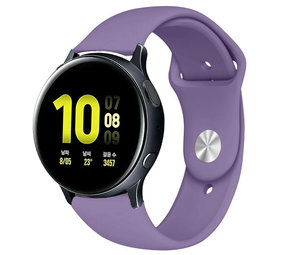 Strap-it® Samsung Galaxy Watch Active sport bandje (lichtpaars)