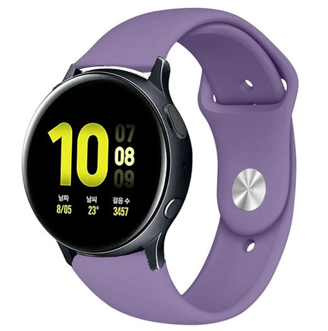 Strap-it® Strap-it Samsung Galaxy Watch Active sport bandje (lichtpaars)