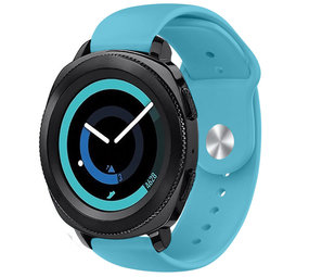 Strap-it® Samsung Gear Sport sport bandje (lichtblauw) Strap-it® Samsung Gear Sport sport bandje (lichtblauw)