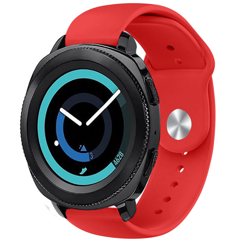 Samsung Gear Sport sport bandje (rood) Smartwatchbanden.nl