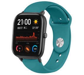 Strap-it® Xiaomi Amazfit GTS sport bandje (groen-blauw) Strap-it® Xiaomi Amazfit GTS sport bandje (groen-blauw)