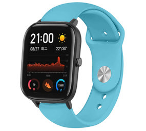 Strap-it® Xiaomi Amazfit GTS sport bandje (lichtblauw)