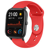 Strap-it® Xiaomi Amazfit GTS sport bandje (rood) Strap-it® Xiaomi Amazfit GTS sport bandje (rood)