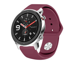 Strap-it® Xiaomi Amazfit GTR sport bandje (bordeaux)