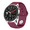 Strap-it® Strap-it Xiaomi Amazfit GTR sport bandje (bordeaux) Strap-it® Strap-it Xiaomi Amazfit GTR sport bandje (bordeaux)