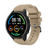 Strap-it® Xiaomi Mi Watch siliconen bandje (beige)